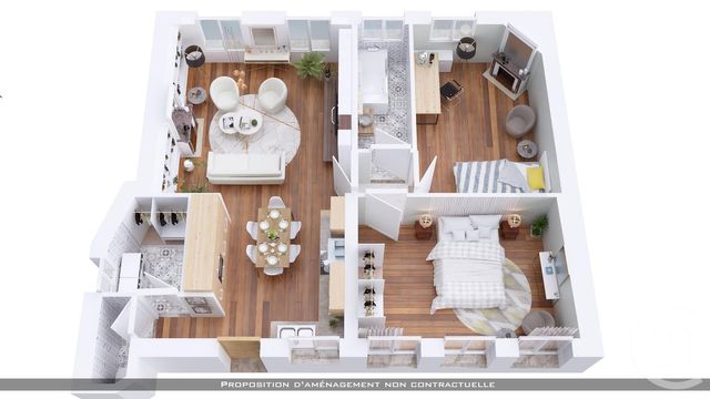 Appartement F3 à vendre - 3 pièces - 77.39 m2 - VINCENNES - 94 - ILE-DE-FRANCE - Century 21 L'Immobilier De Confiance