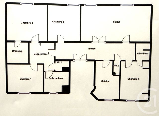 Appartement F6 à vendre - 6 pièces - 137.23 m2 - VINCENNES - 94 - ILE-DE-FRANCE - Century 21 L'Immobilier De Confiance