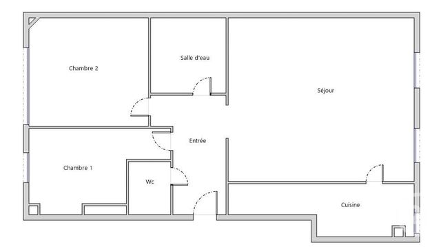 Appartement F3 à vendre - 3 pièces - 62.14 m2 - VINCENNES - 94 - ILE-DE-FRANCE - Century 21 L'Immobilier De Confiance